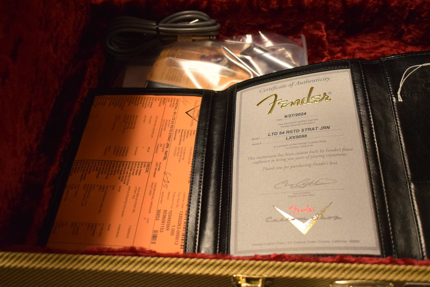 Fender Limited Edition 1954 Roasted Stratocaster Journeyman Relic Natural Blonde 1-Piece Roasted Quartersawn Maple Fingerboard