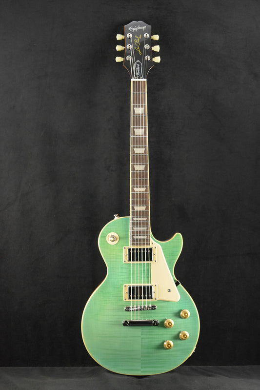 Epiphone Les Paul Standard 50s Figured Seafoam Green w/Gig Bag