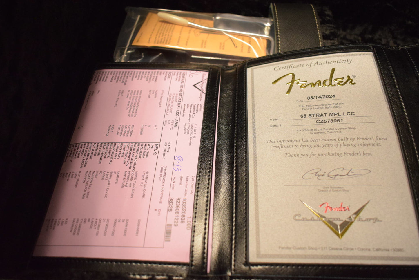 Fender '68 Stratocaster DLX Closet Classic - Aged Blue Ice Metallic