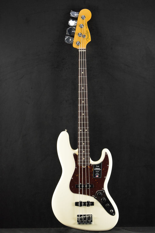 Fender American Professional II Jazz Bass Olympic White Rosewood Fingerboard