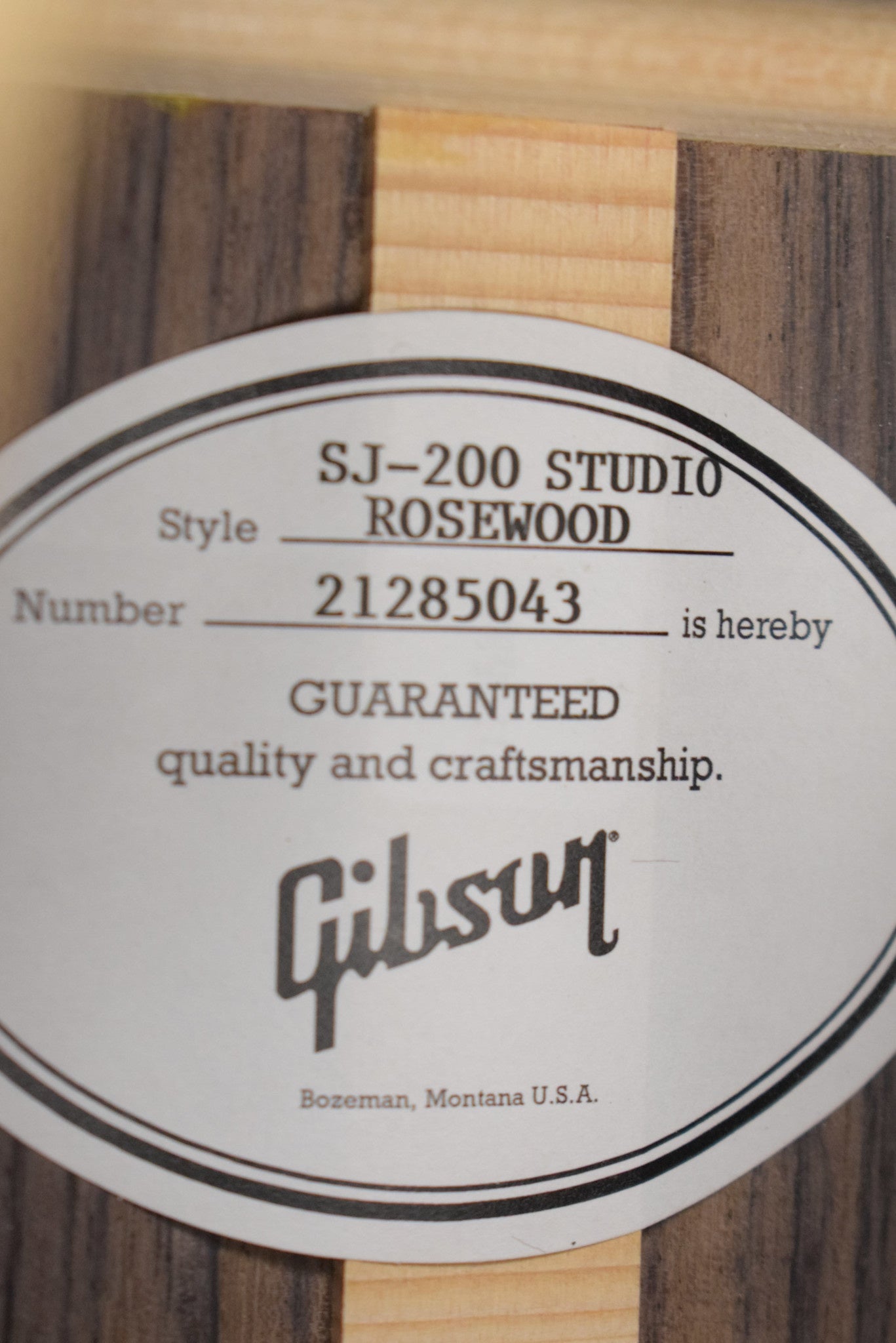 Gibson SJ-200 Studio Rosewood Natural