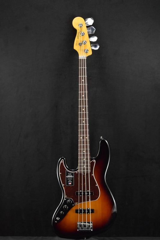 Fender American Professional II Jazz Bass Left-Hand 3-Color Sunburst Rosewood Fingerboard