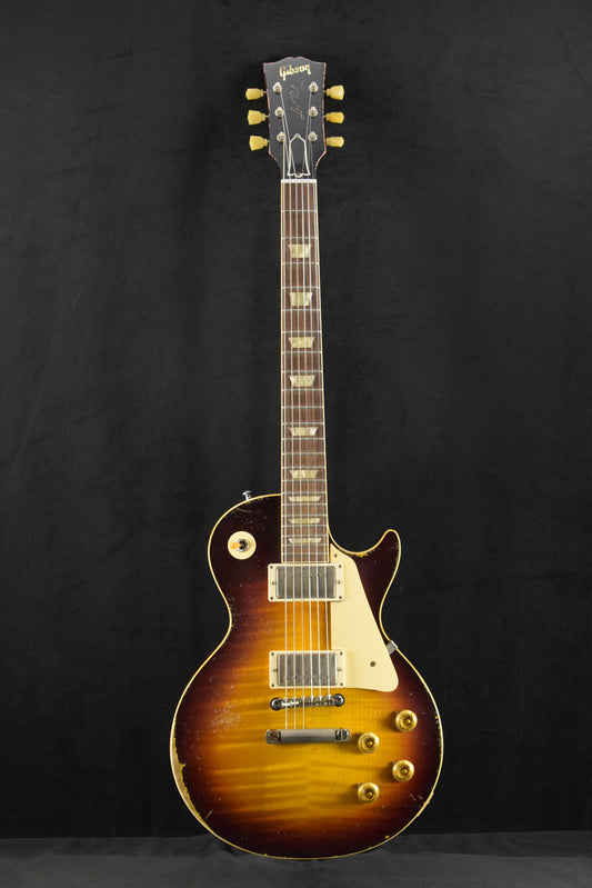 Gibson Murphy Lab 1959 Les Paul Standard Bourbon Burst Ultra Heavy Aged - Fuller's Exclusive