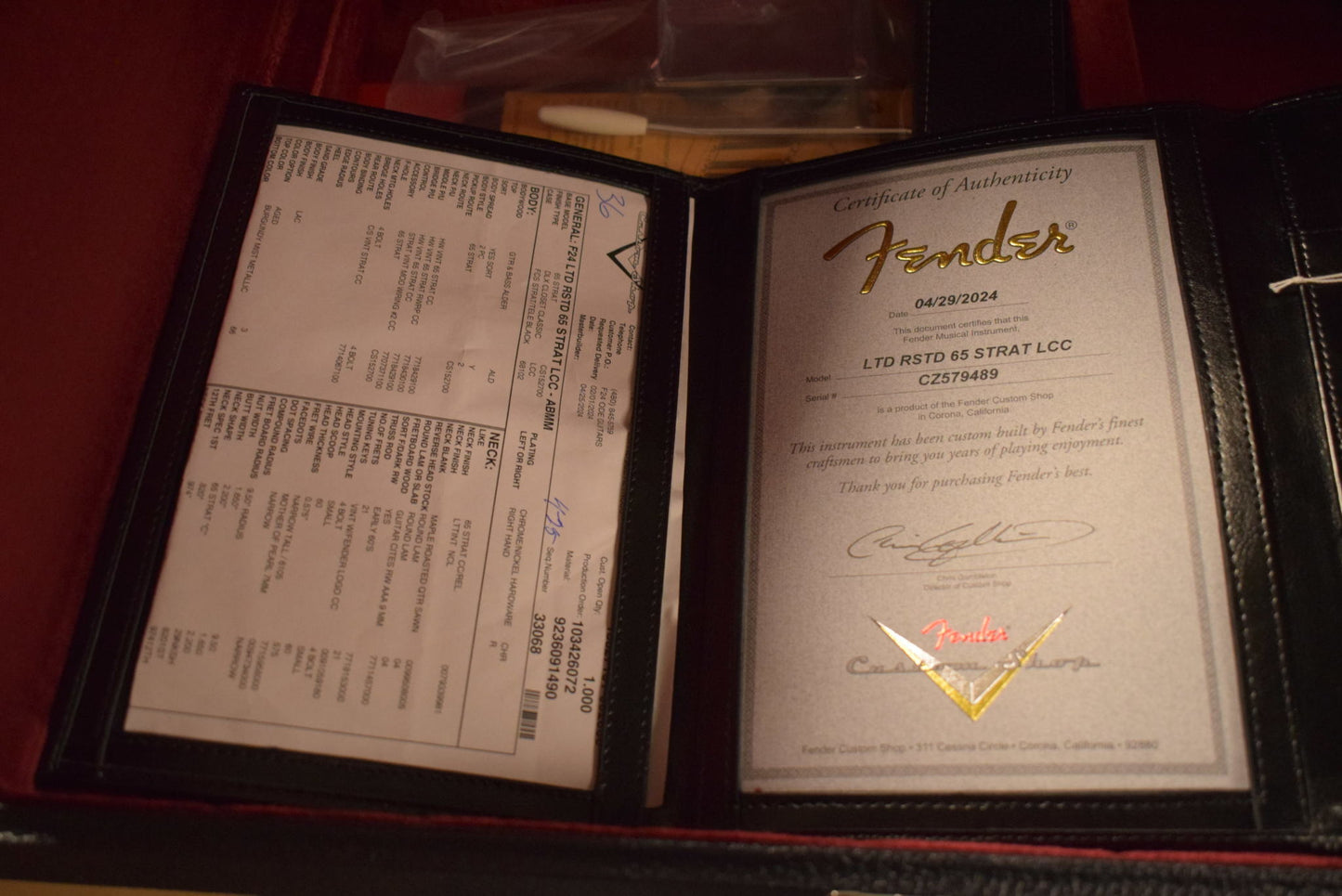 Fender Limited Edition Roasted '65 Strat DLX Closet Classic - Aged Burgundy Mist Metallic