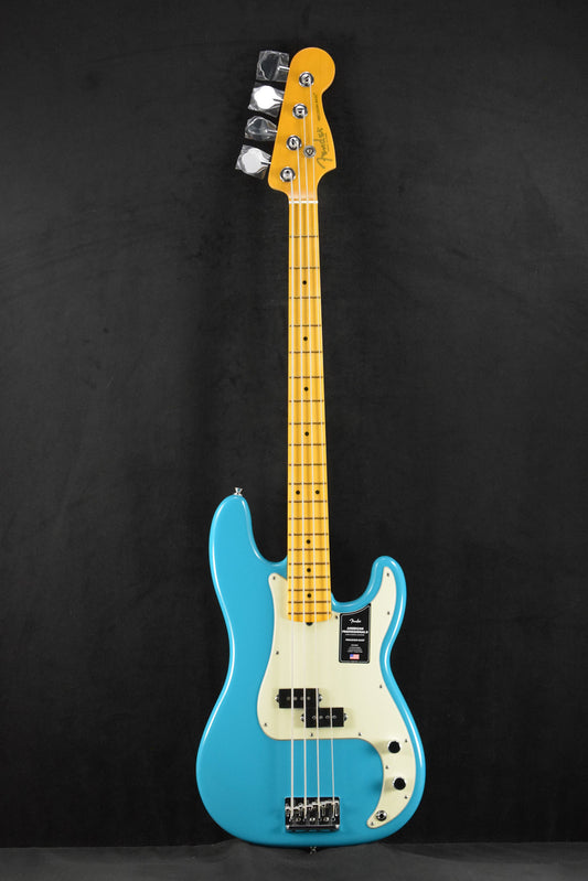 Fender American Professional II Precision Bass Miami Blue Maple Fingerboard