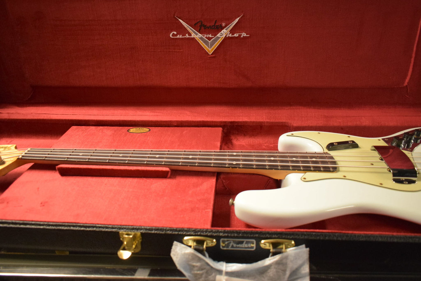 Fender Custom Shop Limited '64 Jazz Bass Journeyman Relic - Super Faded Aged Sonic Blue