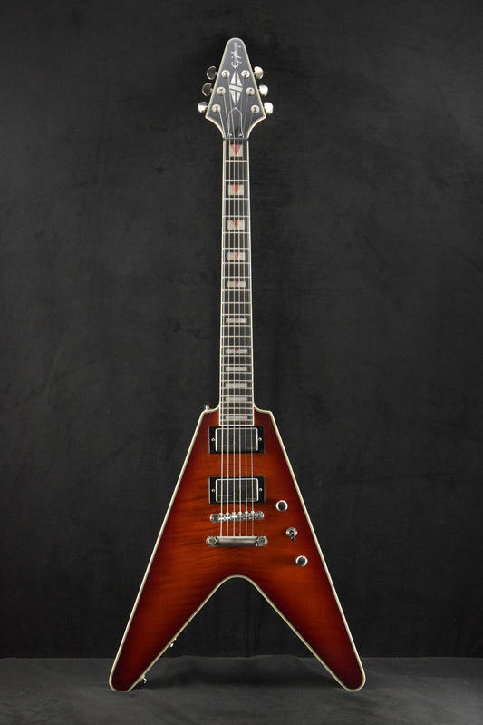 Epiphone Flying V Prophecy Aged Bengal Tiger Burst w/Gig Bag