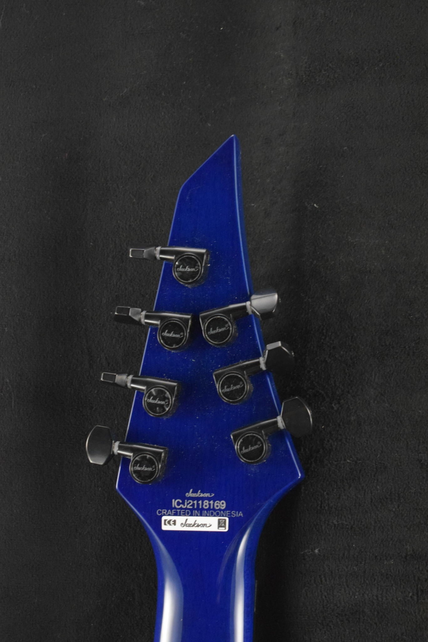 Jackson Pro Series Signature Chris Broderick Soloist 7P Transparent Blue
