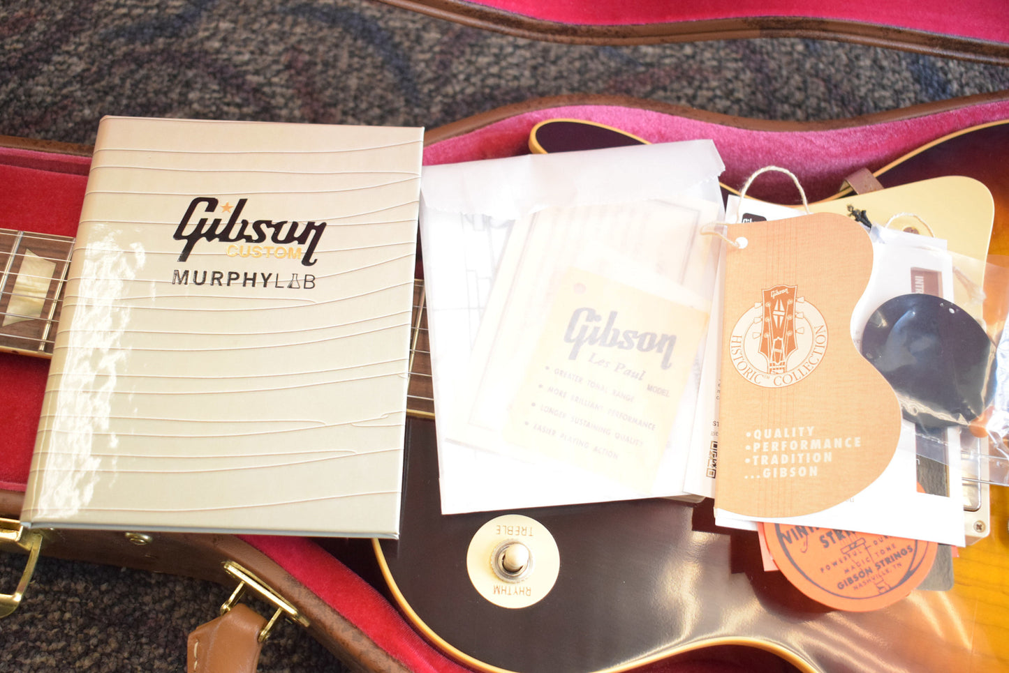 Gibson Murphy Lab 1959 Les Paul Standard Bourbon Burst Ultra Light Aged Fuller's Exclusive