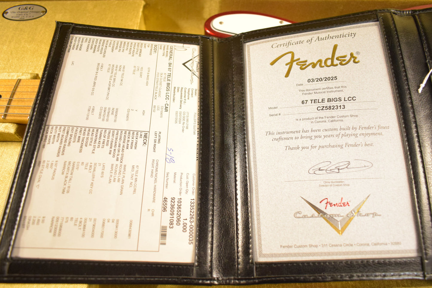 Fender 1967 Telecaster Bigsby DLX Closet Classic Candy Apple Red Maple Fingerboard