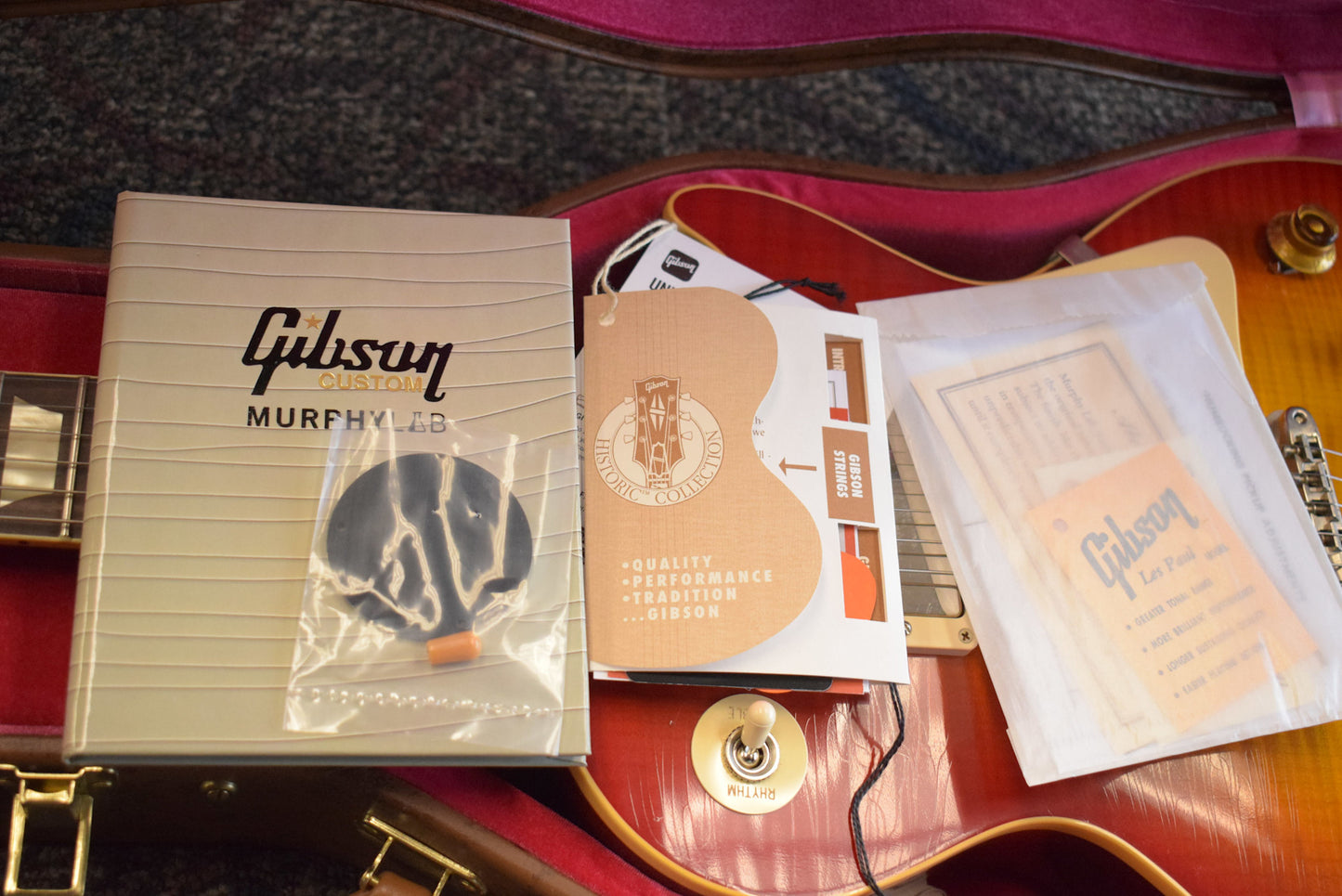 Gibson Murphy Lab 1959 Les Paul Standard Washed Cherry Ultra Light Aged Fuller's Exclusive