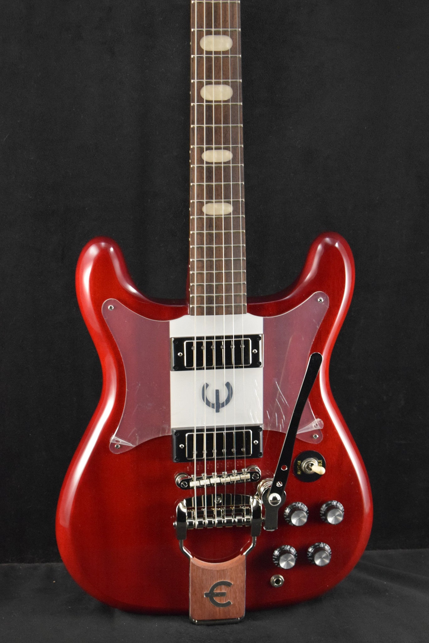 Epiphone Crestwood Custom (Tremotone) Cherry – Fuller's Guitar