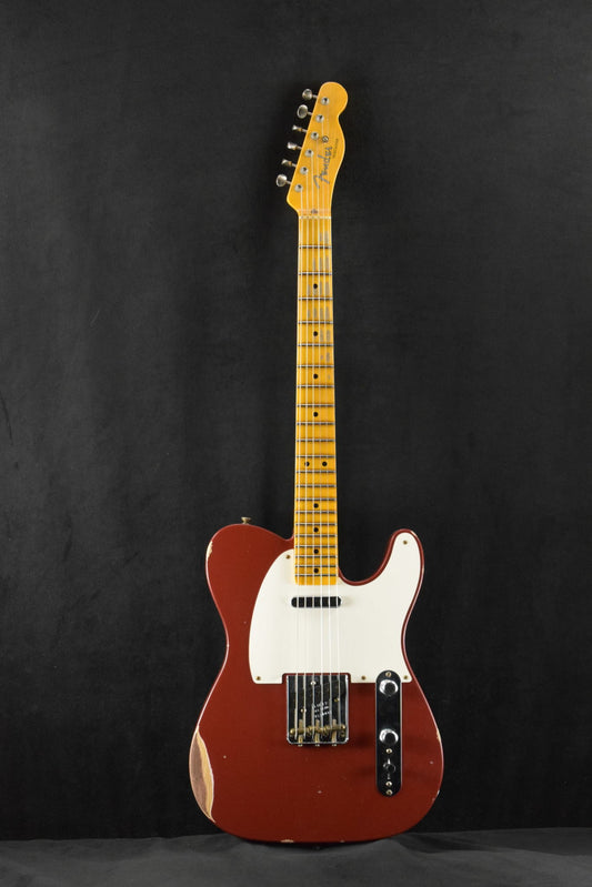 Fender Custom Shop Ltd Ed Reverse '50s Telecaster Relic - Aged Cimarron Red