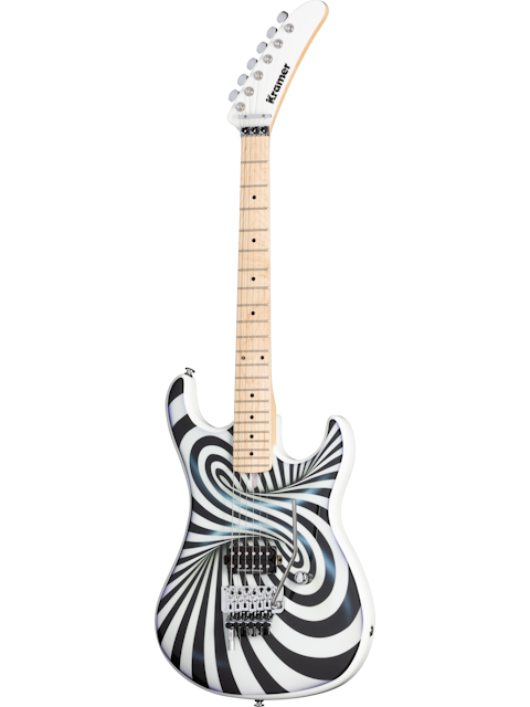 Kramer The 84 Custom Graphics The Illusionist (EVH D-Tuna) w/Gig