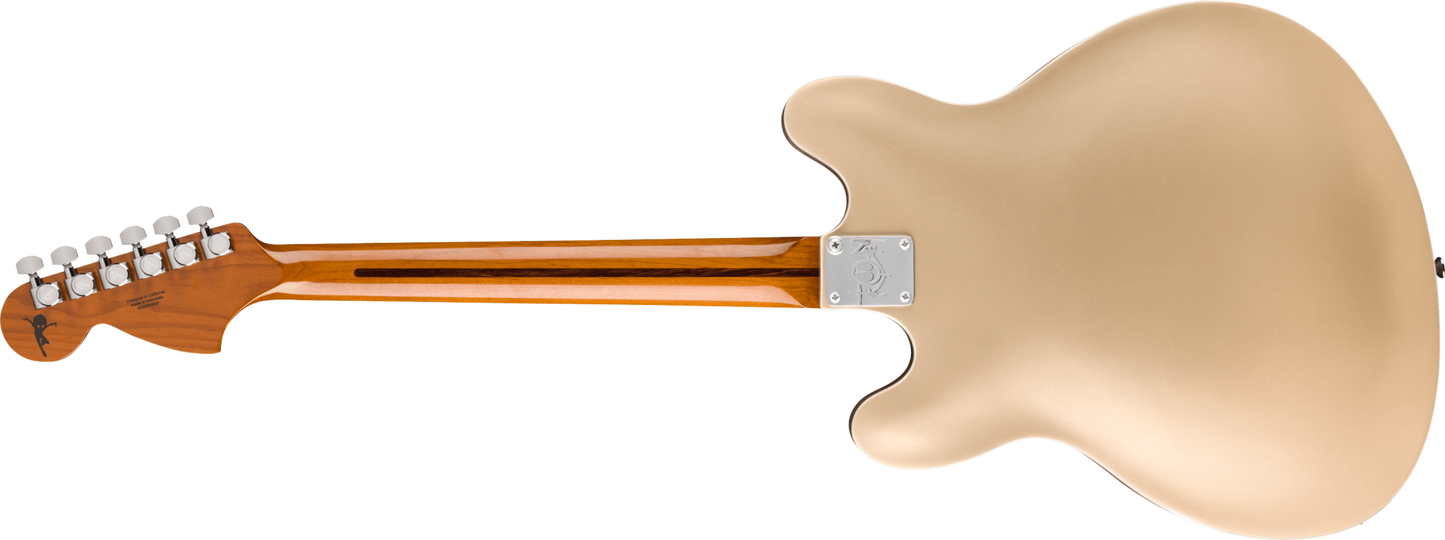 Fender Tom DeLonge Starcaster Satin Shoreline Gold Rosewood Fingerboard