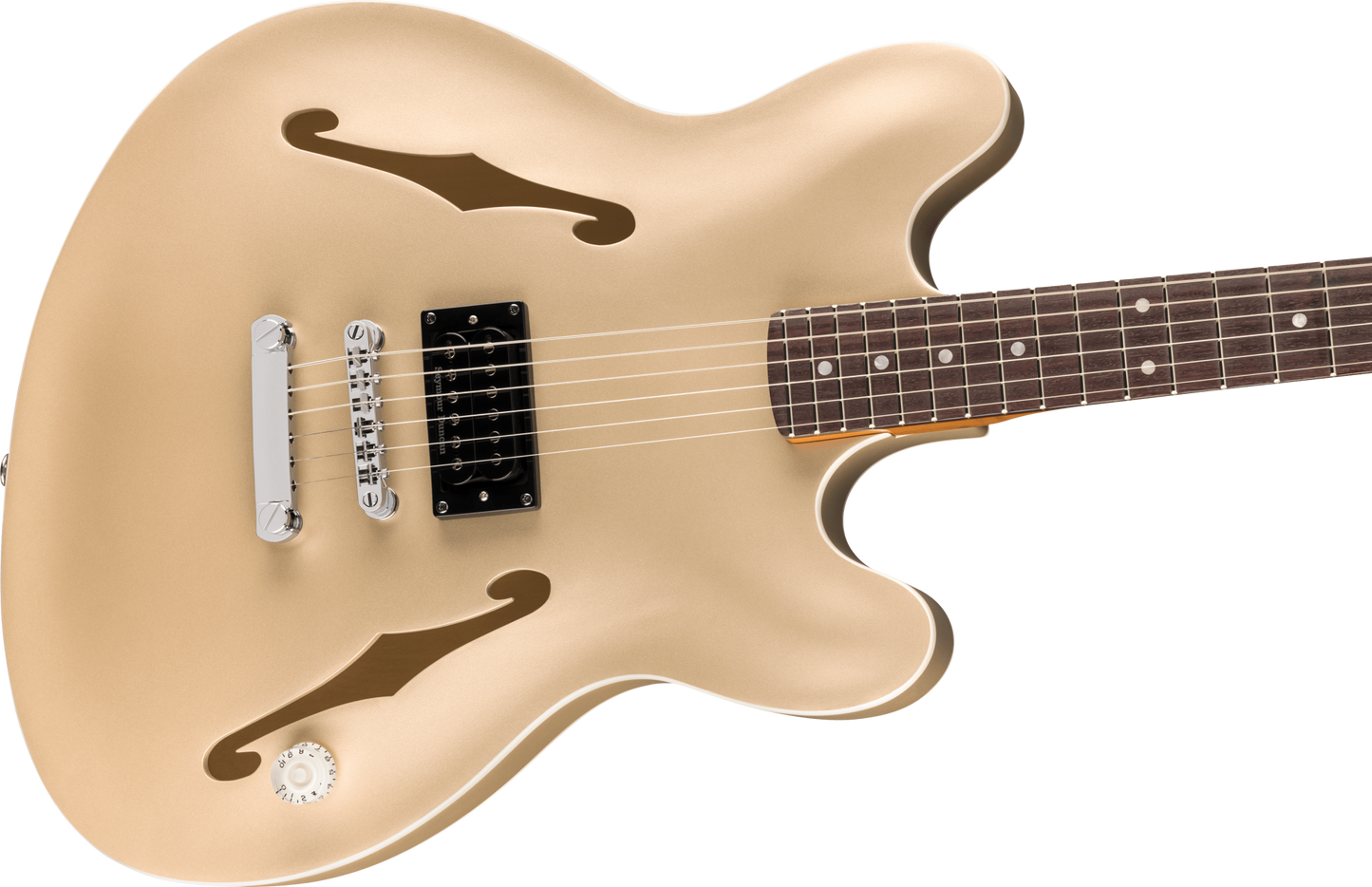 Fender Tom DeLonge Starcaster Satin Shoreline Gold Rosewood Fingerboard