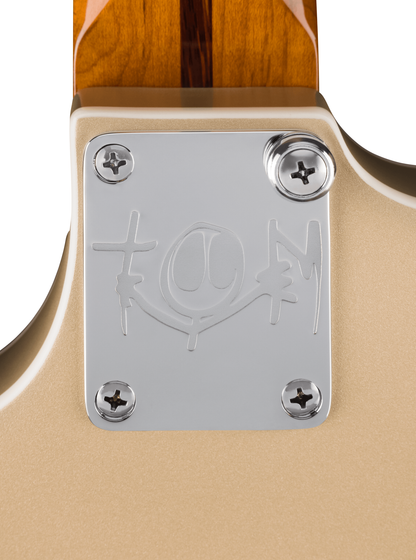 Fender Tom DeLonge Starcaster Satin Shoreline Gold Rosewood Fingerboard