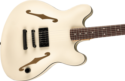 Fender Tom DeLonge Starcaster Satin Olympic White Rosewood Fingerboard