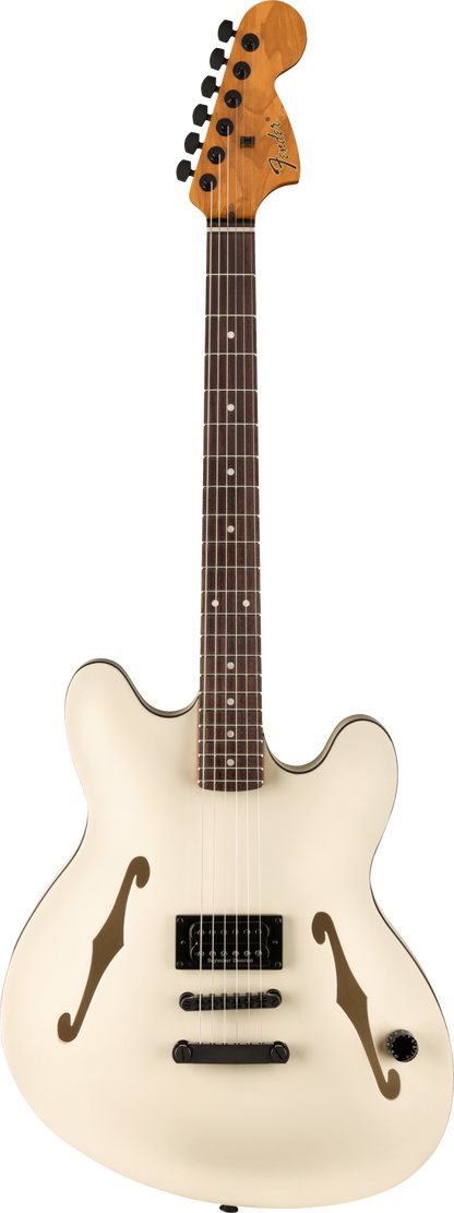 Fender Tom DeLonge Starcaster Satin Olympic White Rosewood Fingerboard