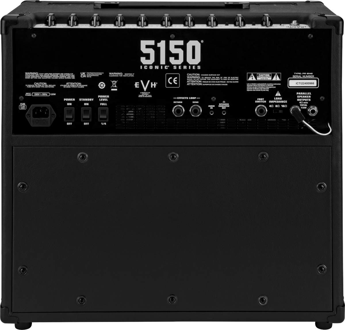 EVH 5150 Iconic Series 15W 1X10 Combo Black DEMO