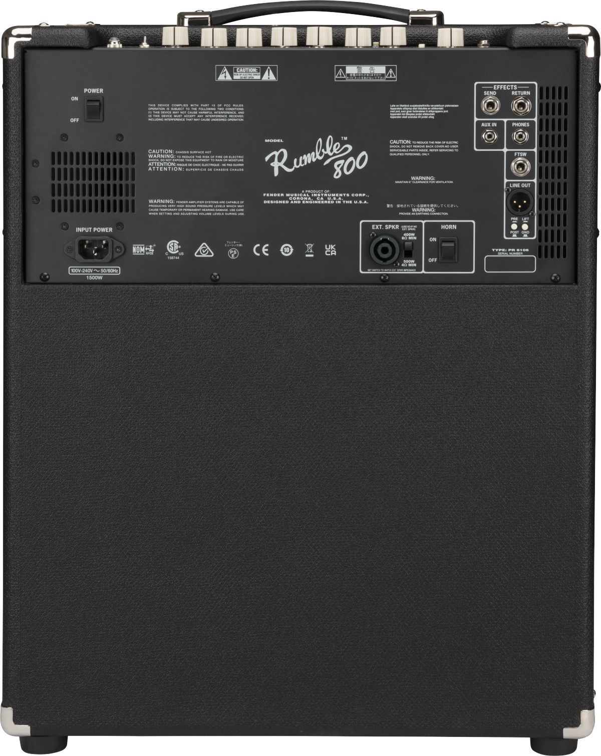 Fender Rumble 800 Combo