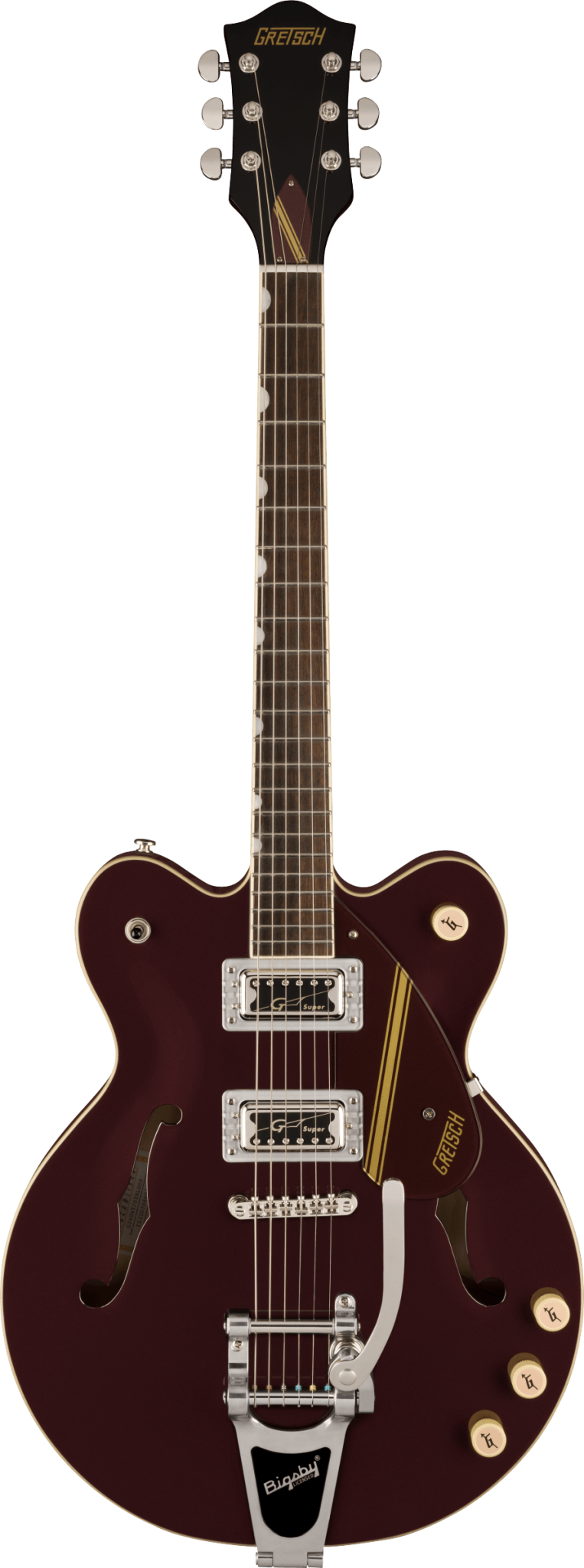 Gretsch G2604T Limited Edition Streamliner Rally II Two-Tone Oxblood/Walnut Stain