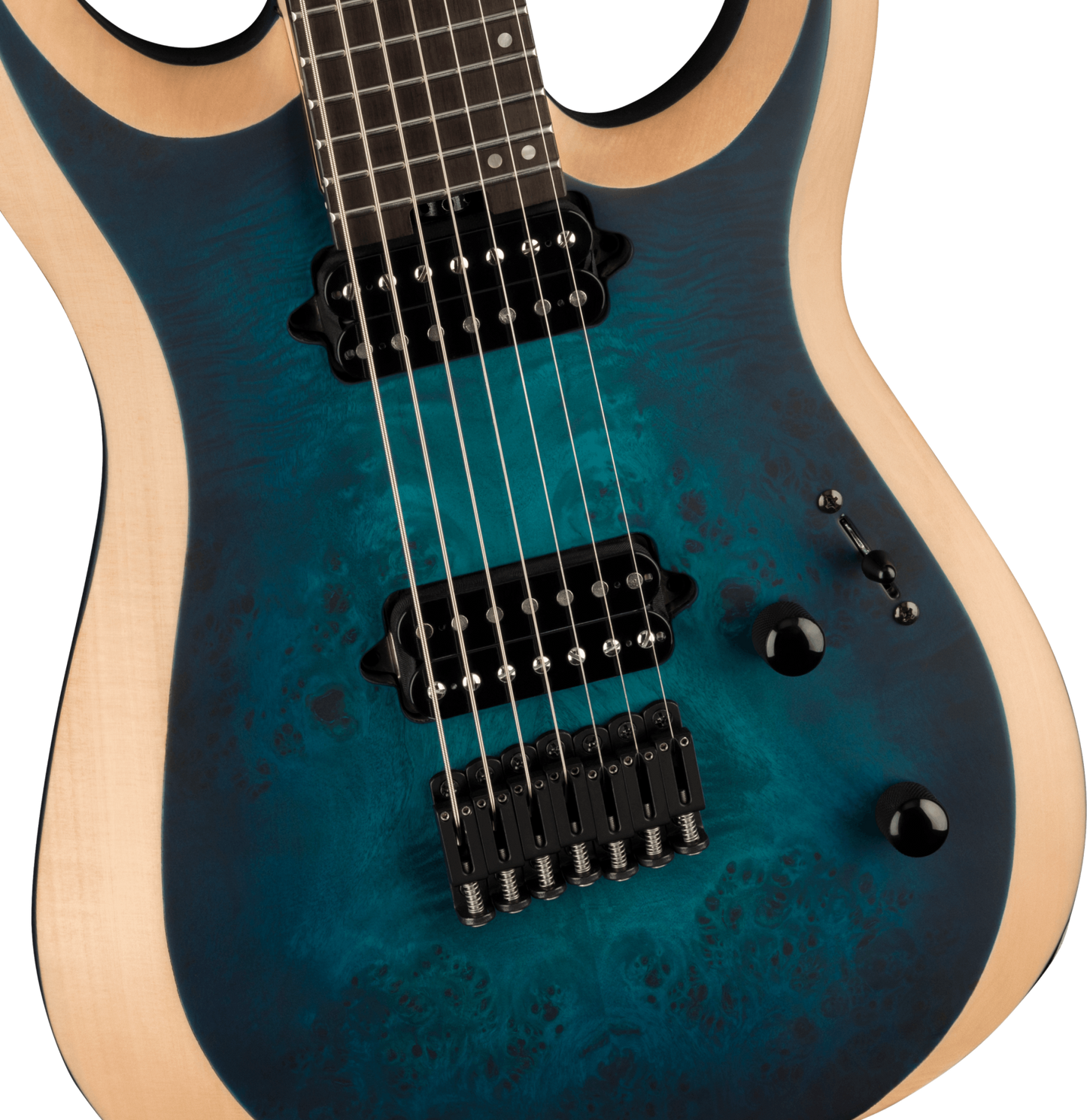 Jackson Pro Plus Series DK Modern MDK7P HT Chlorine Burst Ebony Fingerboard
