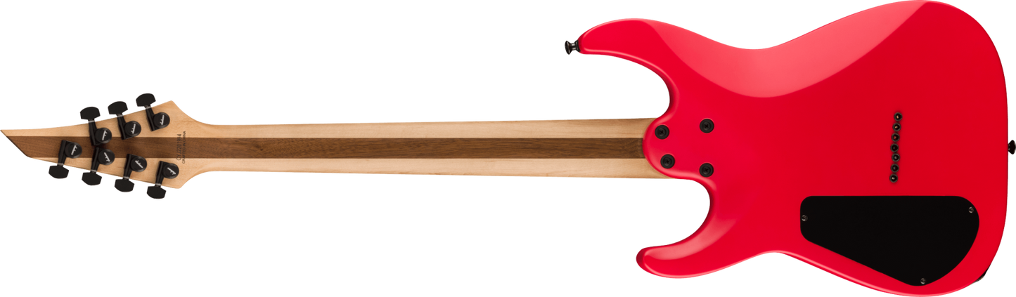 Jackson Pro Plus Series DK Modern MDK7 HT Satin Red with Black bevels