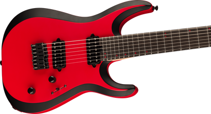 Jackson Pro Plus Series DK Modern MDK7 HT Satin Red with Black bevels