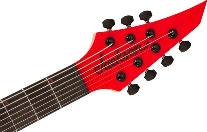 Jackson Pro Plus Series DK Modern MDK7 HT Satin Red with Black bevels