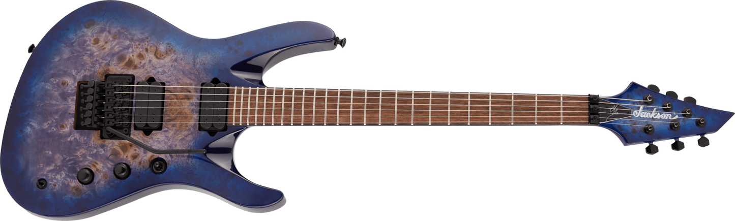 Jackson Pro Series Signature Chris Broderick Soloist 6P Transparent Blue