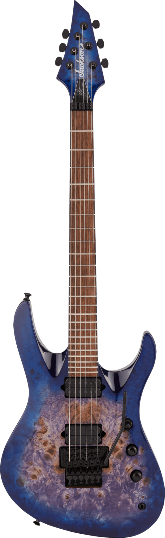 Jackson Pro Series Signature Chris Broderick Soloist 6P Transparent Blue