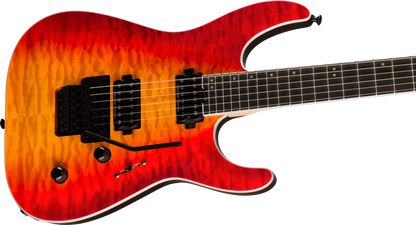 Jackson Pro Plus Series Dinky DKAQ Firestorm Ebony Fingerboard