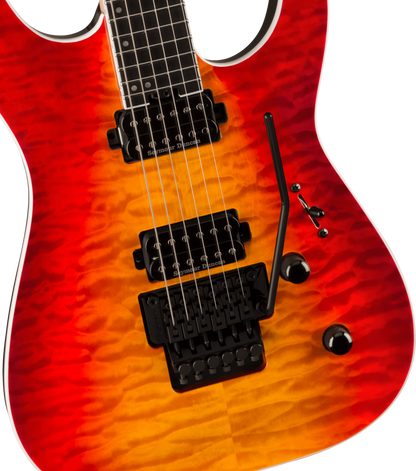 Jackson Pro Plus Series Dinky DKAQ Firestorm Ebony Fingerboard