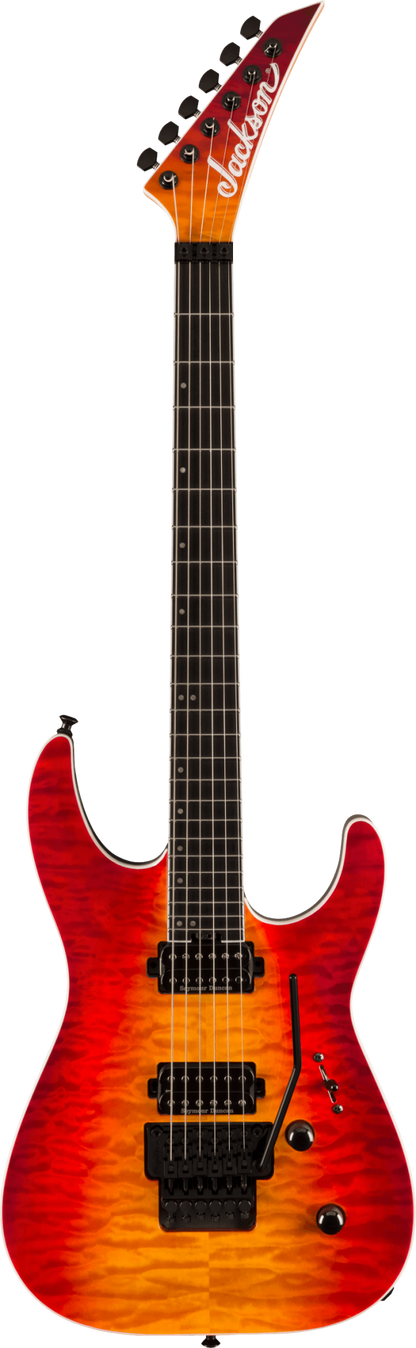 Jackson Pro Plus Series Dinky DKAQ Firestorm Ebony Fingerboard