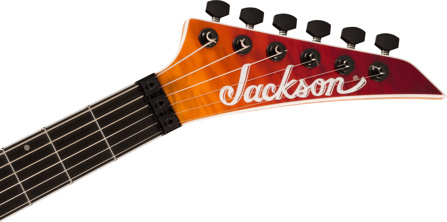 Jackson Pro Plus Series Dinky DKAQ Firestorm Ebony Fingerboard