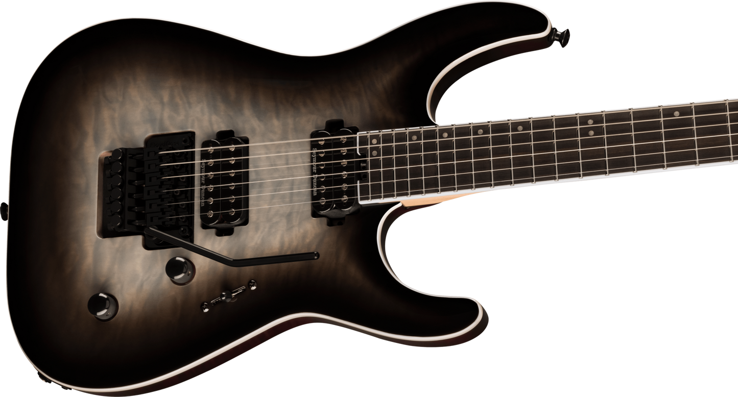 Jackson Pro Plus Series Dinky DKAQ Ghost Burst Ebony Fingerboard