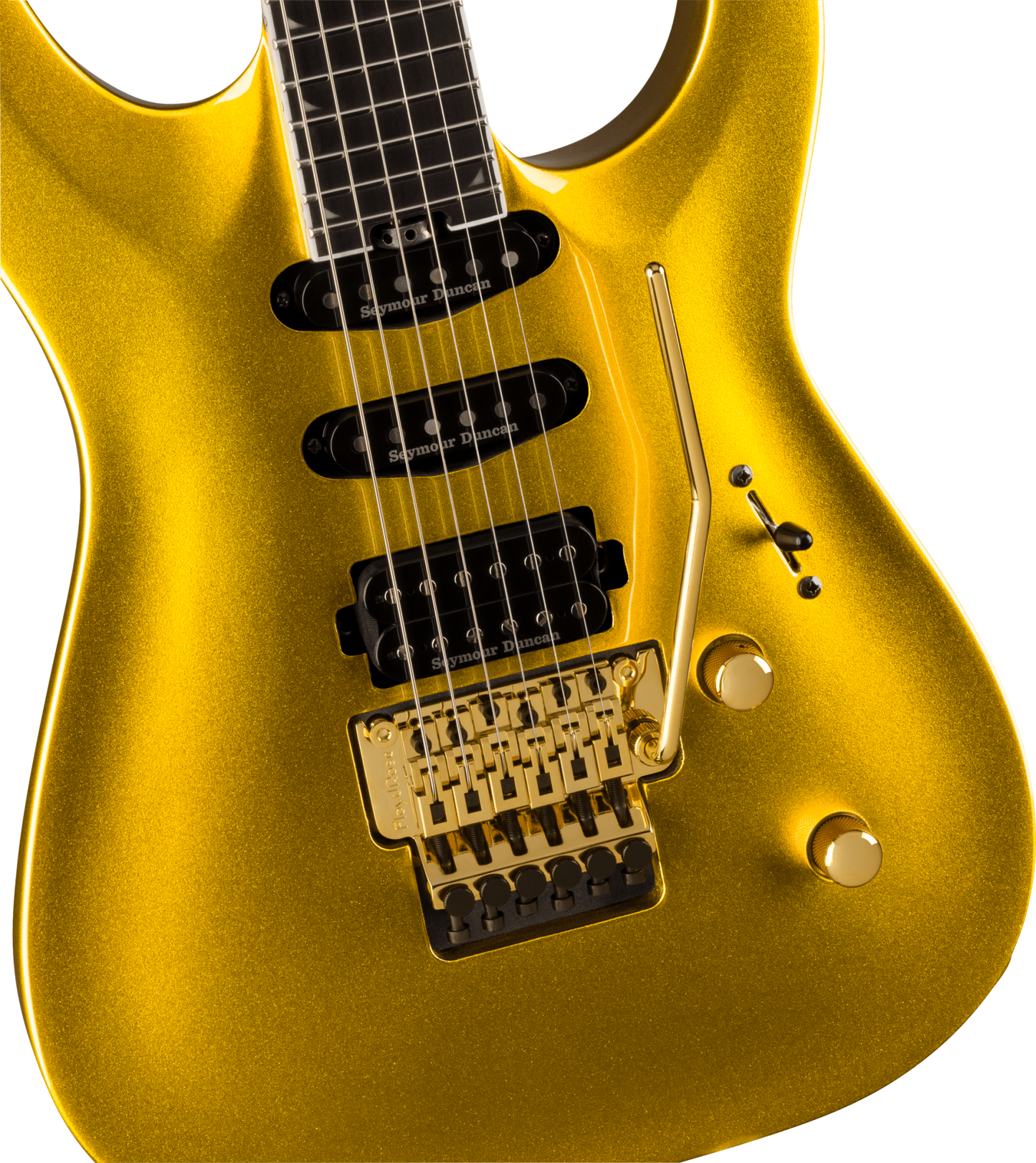 Jackson Pro Plus Series Soloist SLA3 Gold Bullion Ebony Fingerboard