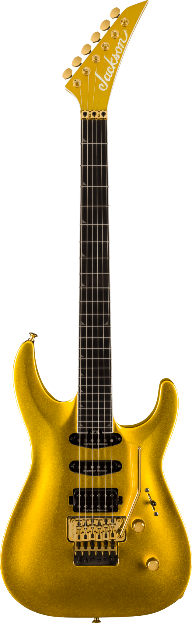 Jackson Pro Plus Series Soloist SLA3 Gold Bullion Ebony Fingerboard