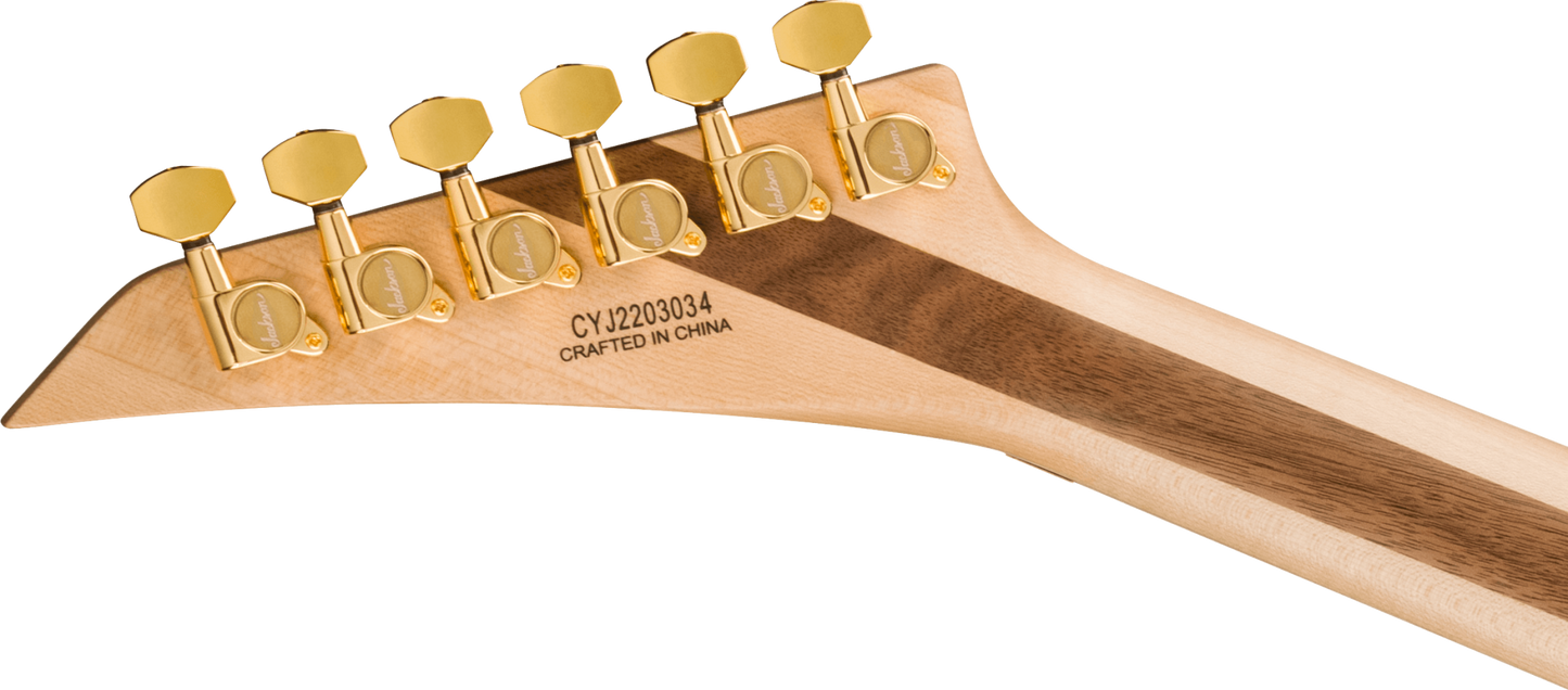 Jackson Pro Plus Series Soloist SLA3 Gold Bullion Ebony Fingerboard