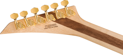 Jackson Pro Plus Series Soloist SLA3Q Amber Tiger Eye Ebony Fingerboard