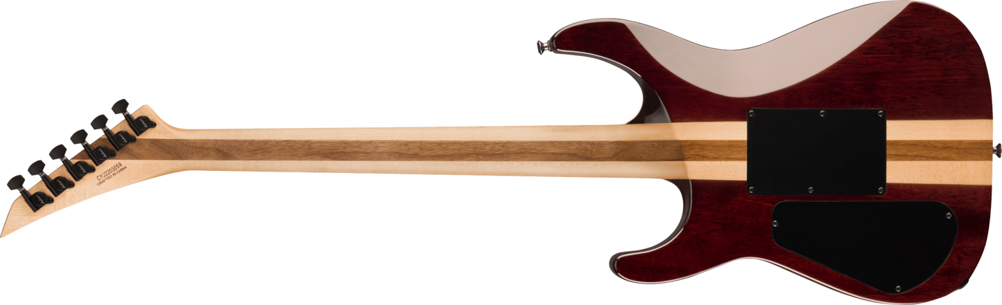 Jackson Pro Plus Series Soloist SLA3Q Amber Blue Burst Ebony Fingerboard