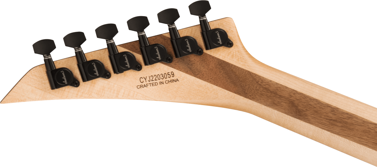 Jackson Pro Plus Series Soloist SLA3Q Amber Blue Burst Ebony Fingerboard