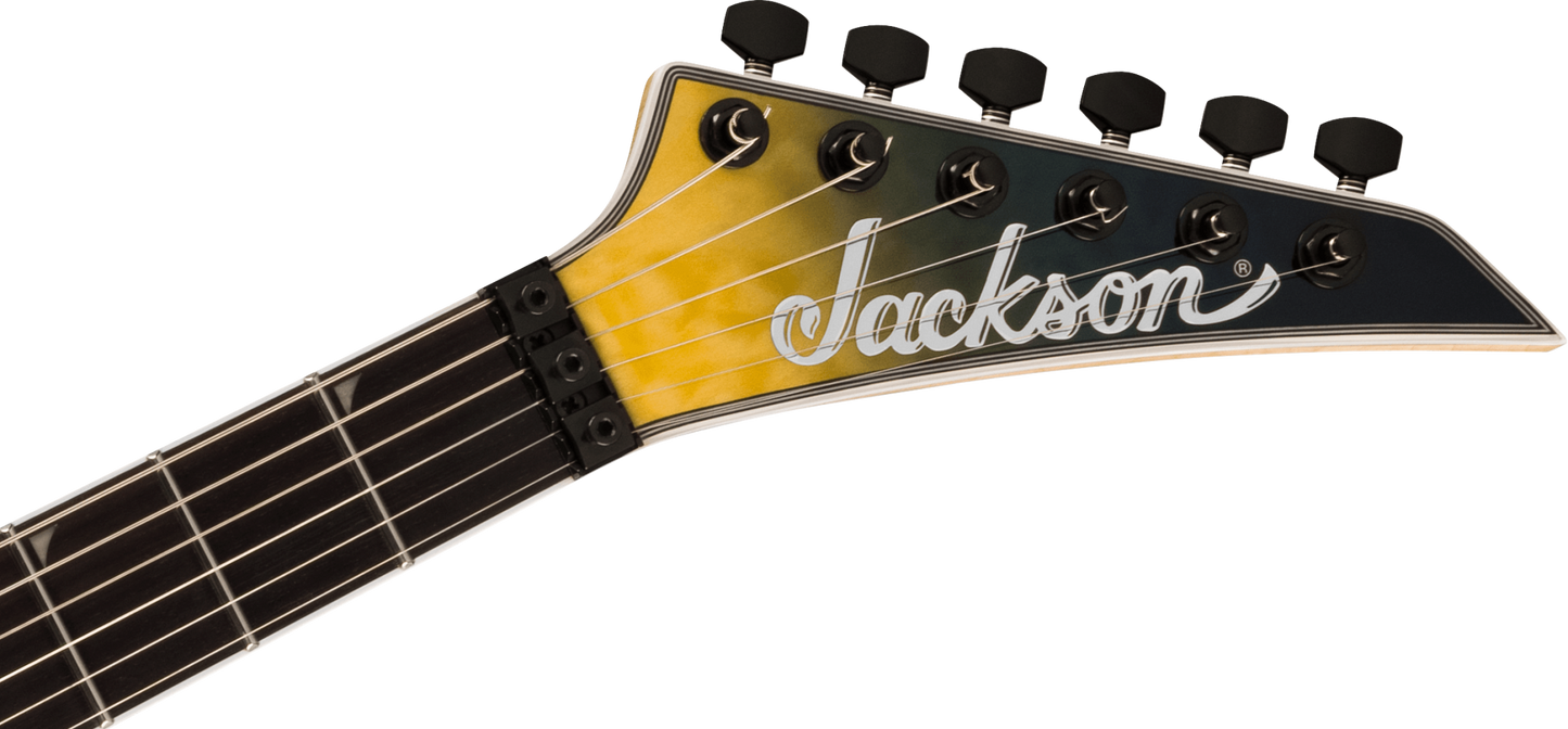 Jackson Pro Plus Series Soloist SLA3Q Amber Blue Burst Ebony Fingerboard