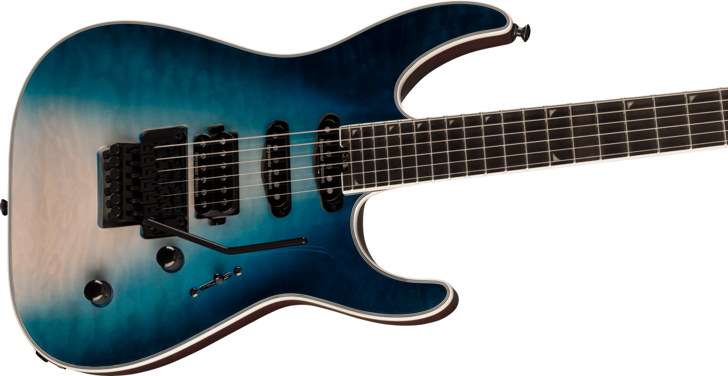Jackson Pro Plus Series Soloist SLA3Q Polar Burst Ebony Fingerboard
