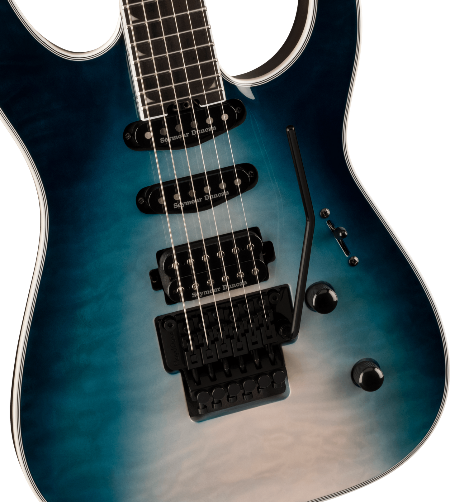 Jackson Pro Plus Series Soloist SLA3Q Polar Burst Ebony Fingerboard
