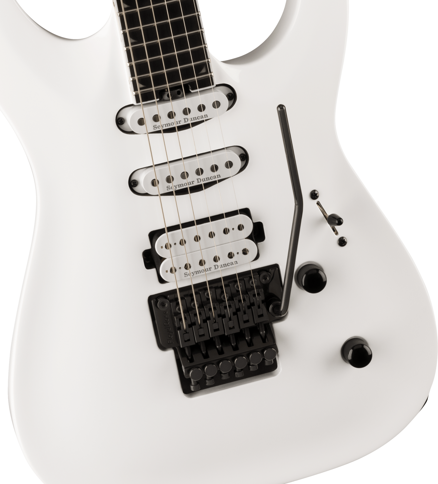 Jackson Pro Plus Series Soloist SLA3 Snow White Ebony Fingerboard