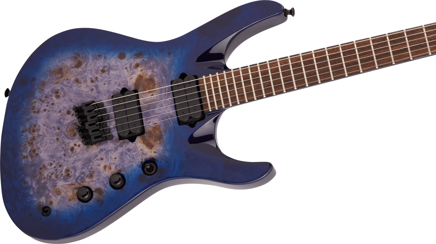 Jackson Pro Series Signature Chris Broderick Soloist HT6P Transparent Blue