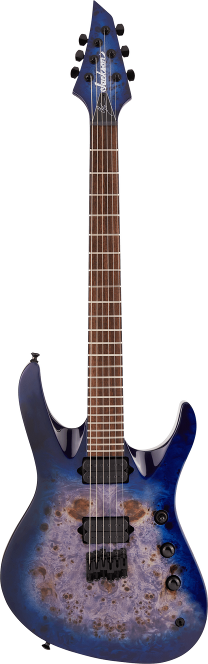 Jackson Pro Series Signature Chris Broderick Soloist HT6P Transparent Blue