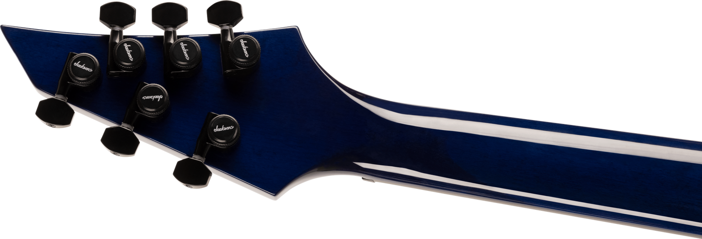 Jackson Pro Series Signature Chris Broderick Soloist HT6P Transparent Blue